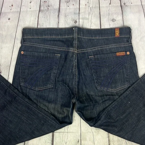 7 for All Mankind | Cropped Dojo Jeans | Dark Wash | Size 30 - Picture 11 of 11